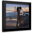 thumbnail image 1 of Atelier B Art Studio 20x20 Black Modern Framed Museum Art Print Titled - A LOVING COUPLE IN SAN FRANCISCO, 1 of 5