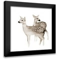 thumbnail image 1 of Atelier B Art Studio 20x20 Black Modern Framed Museum Art Print Titled - BLUE FAWNS, 1 of 5