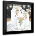thumbnail image 1 of Atelier B Art Studio 20x20 Black Modern Framed Museum Art Print Titled - CHRISTMAS CANDLES, 1 of 5