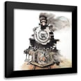 thumbnail image 1 of Atelier B Art Studio 20x20 Black Modern Framed Museum Art Print Titled - VINTAGE TRAIN, 1 of 5
