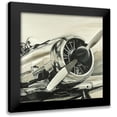 thumbnail image 1 of Atelier B Art Studio 20x20 Black Modern Framed Museum Art Print Titled - Vintage Aircraft, 1 of 5