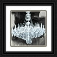 thumbnail image 1 of Atelier B Art Studio 20x20 Black Ornate Wood Framed with Double Matting Museum Art Print Titled - Glam Chandelier, 1 of 4
