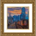 thumbnail image 1 of Atelier B Art Studio 20x20 Gold Ornate Wood Framed with Double Matting Museum Art Print Titled - Subway in New-York City, 1 of 4