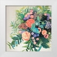 thumbnail image 1 of Atelier B Art Studio 20x20 White Modern Wood Framed Museum Art Print Titled - FLOWERS MELODY, 1 of 4