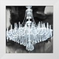 thumbnail image 1 of Atelier B Art Studio 20x20 White Modern Wood Framed Museum Art Print Titled - Glam Chandelier, 1 of 4