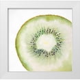 thumbnail image 1 of Atelier B Art Studio 20x20 White Modern Wood Framed Museum Art Print Titled - Kiwi Slice, 1 of 4