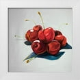 thumbnail image 1 of Atelier B Art Studio 20x20 White Modern Wood Framed Museum Art Print Titled - PILE OF CHERRIES, 1 of 4