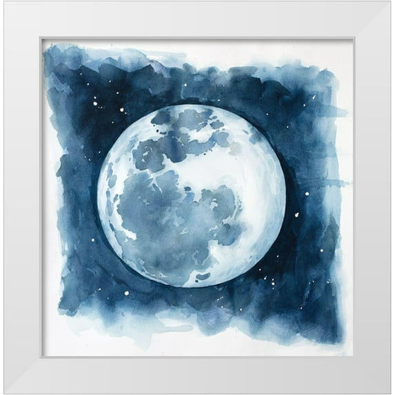 Atelier B Art Studio 20x20 White Modern Wood Framed Museum Art Print Titled - SATELLITE VIEW OF THE EARTH