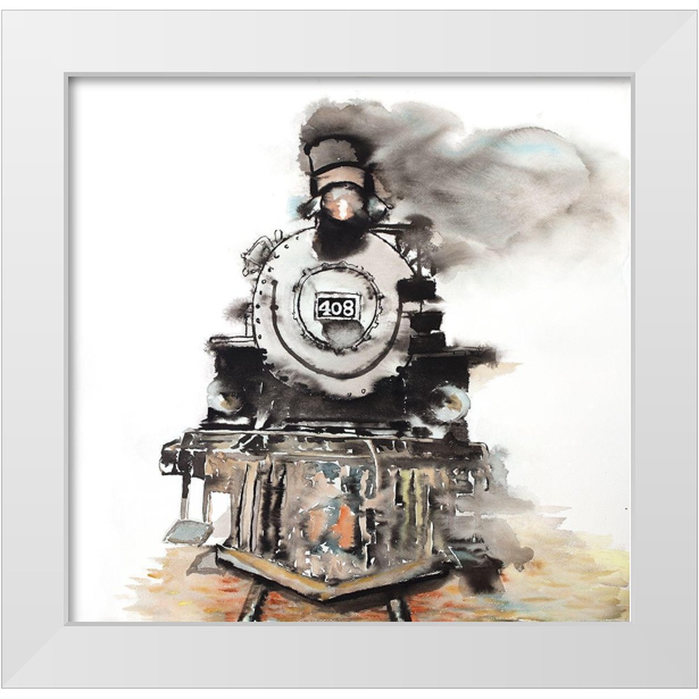 Atelier B Art Studio 20x20 White Modern Wood Framed Museum Art Print ...