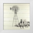 thumbnail image 1 of Atelier B Art Studio 20x20 White Modern Wood Framed Museum Art Print Titled - Vintage Old Texas Windmill, 1 of 4