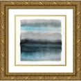 thumbnail image 1 of Atelier B Art Studio 26x26 Gold Ornate Wood Framed with Double Matting Museum Art Print Titled - SHADE OF BLUE, 1 of 4