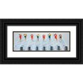 thumbnail image 1 of Atelier B Art Studio 32x13 Black Ornate Wood Framed with Double Matting Museum Art Print Titled - Race of 10 meters, 1 of 4