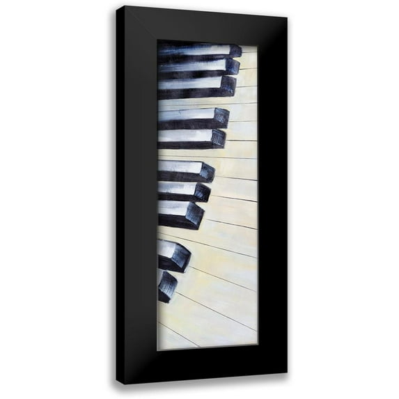 Atelier B Art Studio 7x14 Black Modern Framed Museum Art Print Titled - KEYS