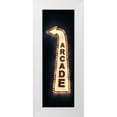 thumbnail image 1 of Atelier B Art Studio 7x14 White Modern Wood Framed Museum Art Print Titled - ARCADE, 1 of 4