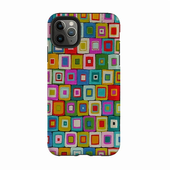 Atelier Blanket Squares Bright Art Phone Case for iPhone 16 15 14 13 12 11 Pro Max