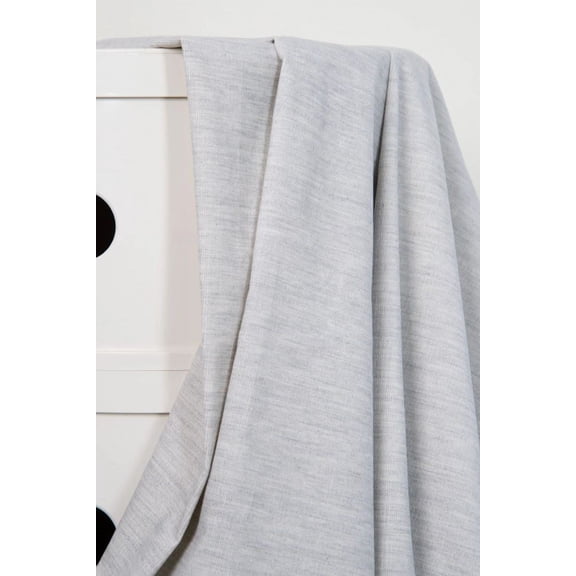 Atelier Brunette Raised Weave Cotton Woven Velvet Fabric Stone Ivory - per yard