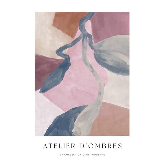 Atelier D'Ombres No1 Print Wall Art, Modern Wall Decor For Living Room Bedroom, 12x18 UNFRAMED