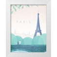 thumbnail image 1 of Atelier Editions Braun 25x32 White Modern Wood Framed Museum Art Print Titled - Paris, 1 of 4