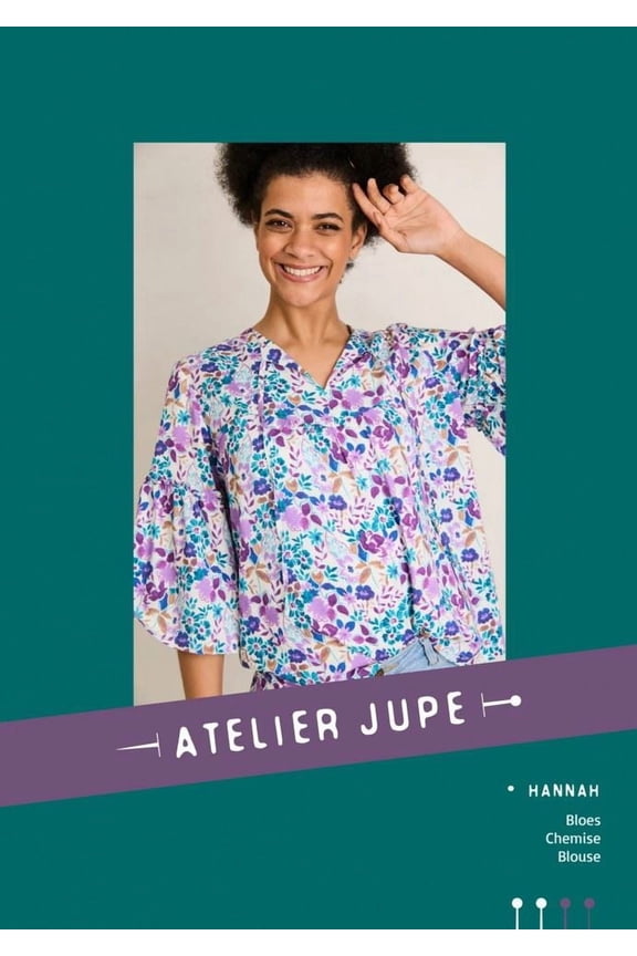 Paper Sewing Pattern Hannah Blouse - Tops for Women