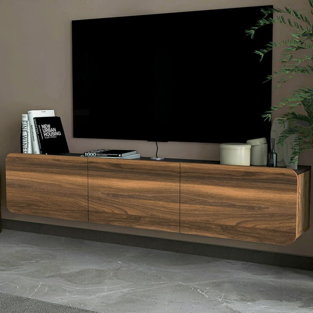 Atelier Mobili Floating TV Stand 65 inch for up to 80 inch TV