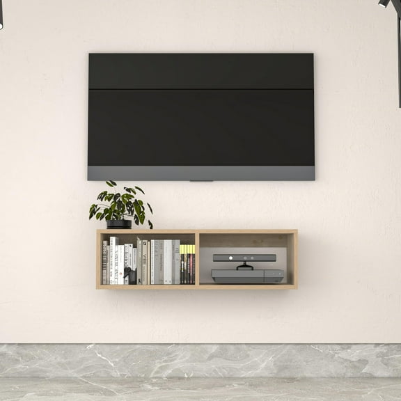 Atelier Mobili Floating TV Stand & Floating Entertainment Center (36 Inch, 2 Shelf)