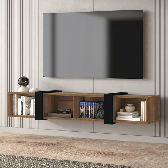 Atelier Mobili Floating TV Stand, floating TV Stand 75 inch TV, Floating TV Stand Wall Mounted