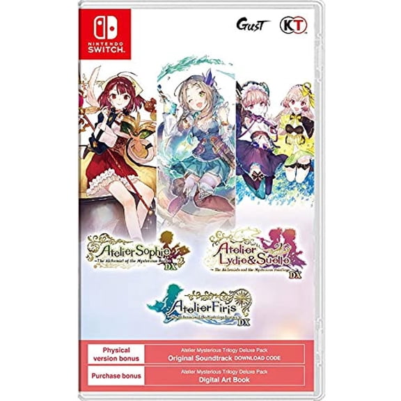 Atelier Mysterious Trilogy Deluxe Pack (English)- Nintendo Switch
