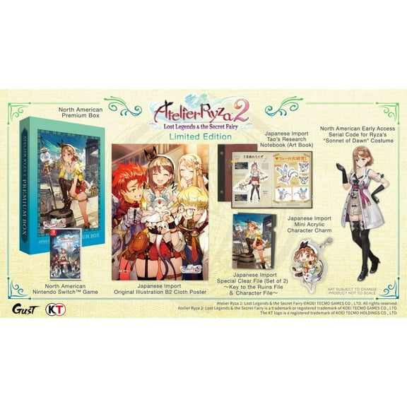Atelier Ryza 2: Lost Legends & the Secret Fairy Limited Edition (Console Not Included) [Nintendo Switch]