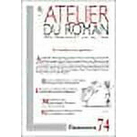 Atelier du roman 74