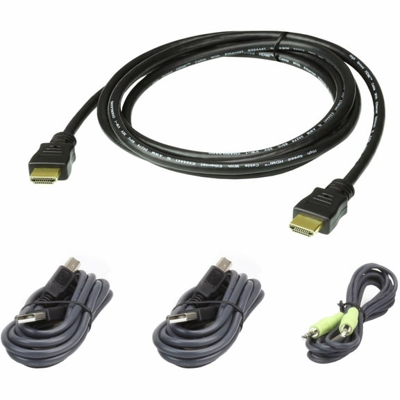 Aten Single Display HDMI Secure KVM Cable, 6ft
