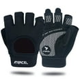 thumbnail image 1 of Atercel Workout Gloves for Men Women Gym Weight Lifting Gloves With Full Palm Protection Black, L, 1 of 7