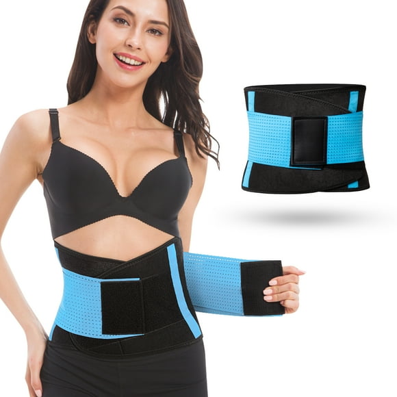 Atercel Waist Trainer Lumbar Support Belt  Ergonomic Design with Dual Compression and 4 PVC Supports for Enhanced Lower Back Stability