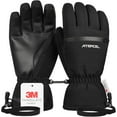 thumbnail image 1 of Atercel Waterproof Winter Ski Gloves,Warm 3M Thinsulate Gloves,Touchscreen,Ideal for Men and Women(Black,S), 1 of 8