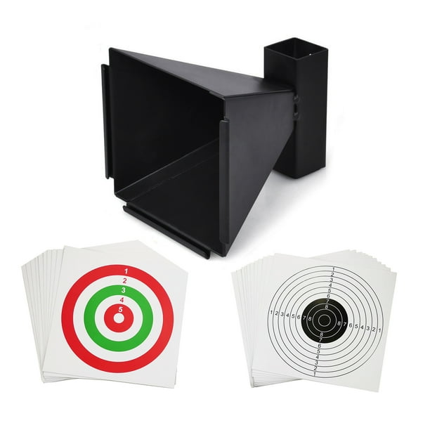 Atflbox 6.7 Inch BB Gun Trap with 20pcs Paper Target Shooting Target