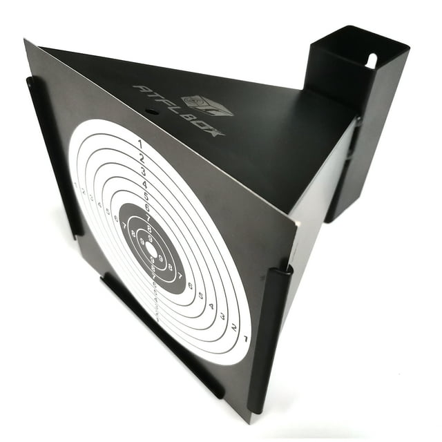 Atflbox BB Gun Trap with 50pcs Paper Target Bullet Catcher Shooting