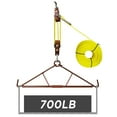 Atflbox Gambrel Game Hoist with 700lb Elk Dual Pulley Hoist Lift System