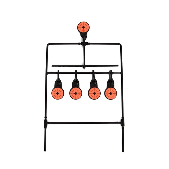 Atflbox Resetting Targets for BB Guns, Steel Targets for Shooting, Rated for Pellet Gun Airgun Rifle Weight 2lb
