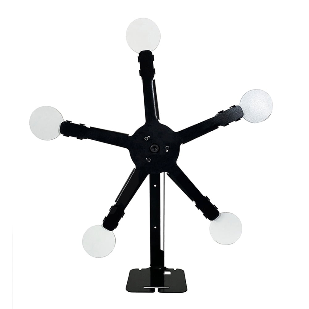 Atflbox Rotate The Metal Shooting Target with 5 Steel Plates for BB Guns (Star)