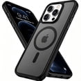 thumbnail image 1 of Atgdluk® Magnetic Shockproof for iPhone 13 Pro Max Case, Compatible with MagSafe Slim Protective Phone Case with Raised Camera Edge, Black, 1 of 7