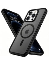 Atgdluk® Magnetic Shockproof for iPhone 13 Pro Max Case, Compatible with MagSafe Slim Protective Phone Case with Raised Camera Edge, Black