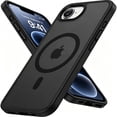 thumbnail image 1 of Atgdluk® Magnetic Shockproof for iPhone 17e / 16e Case, Compatible with MagSafe Protection Phone Case with Raised Camera Edge, Black, 1 of 7
