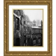 thumbnail image 1 of Atget, Eugene 12x14 Gold Ornate Wood Framed with Double Matting Museum Art Print Titled - Paris, 1922 - Cour de Rohan, 1 of 4