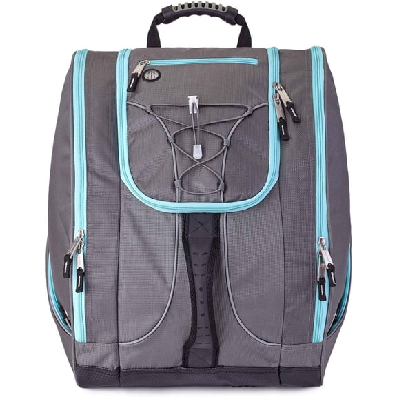 Athalon Everything Boot Bag/Backpack,Grey/Teal