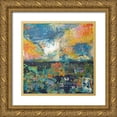 thumbnail image 1 of Athas, Vas 26x26 Gold Ornate Wood Framed with Double Matting Museum Art Print Titled - Sunset, 1 of 4