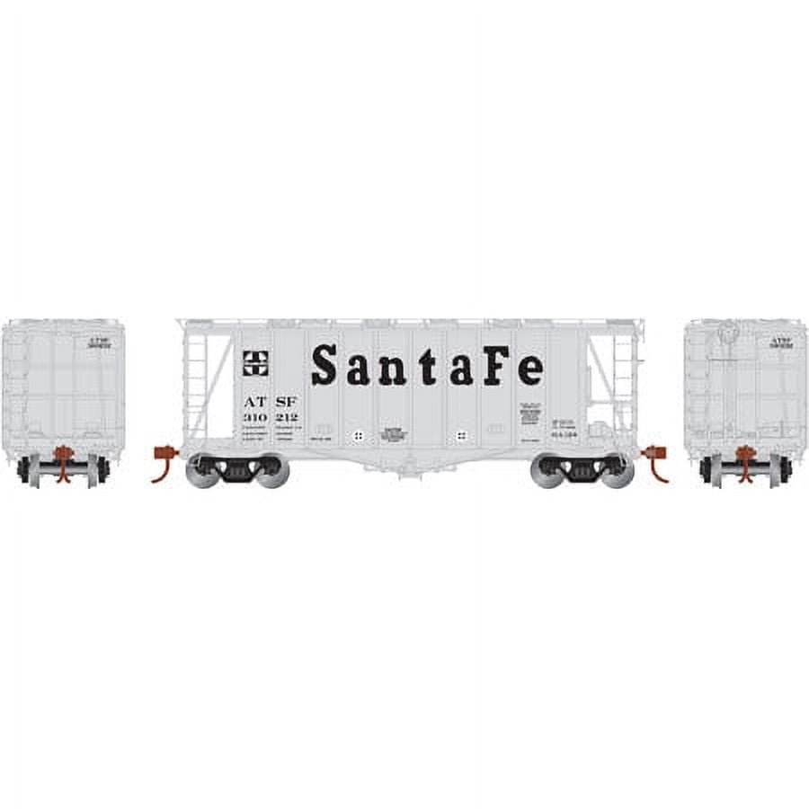 Athearn HO Scale GATC 2600 Airslide Covered Hopper Santa Fe/ATSF ...