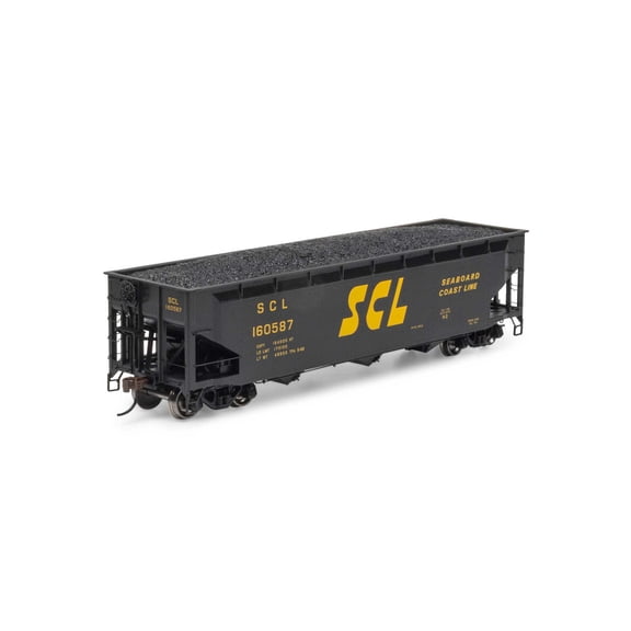 Athearn HO 40' Offset Coal Hopper w/Load SCL #160587 ATH33089 HO Rolling Stock