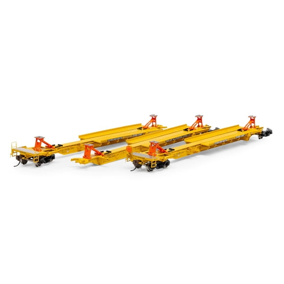 Athearn HO 57' Trinity Spine Car TTRX #361076 3 ATH41097 HO Rolling Stock