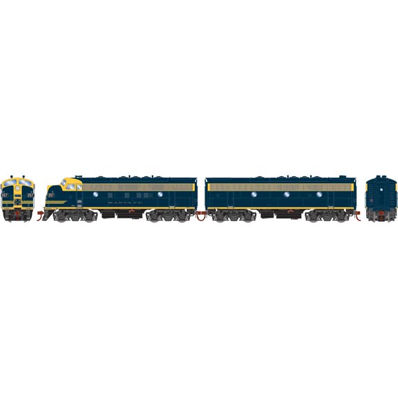 Athearn HO F7A/F7B Set ATSF #257L/#257A ATHG19574 HO Locomotives