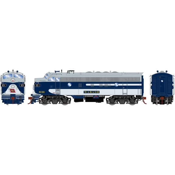 Athearn HO F7A WAB #631 ATHG19590 HO Locomotives