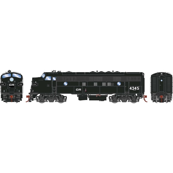 Athearn HO FP7 CR #4345 ATHG19595 HO Locomotives